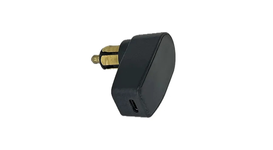 Conector USB-C en ángulo p/toma de moto BMW