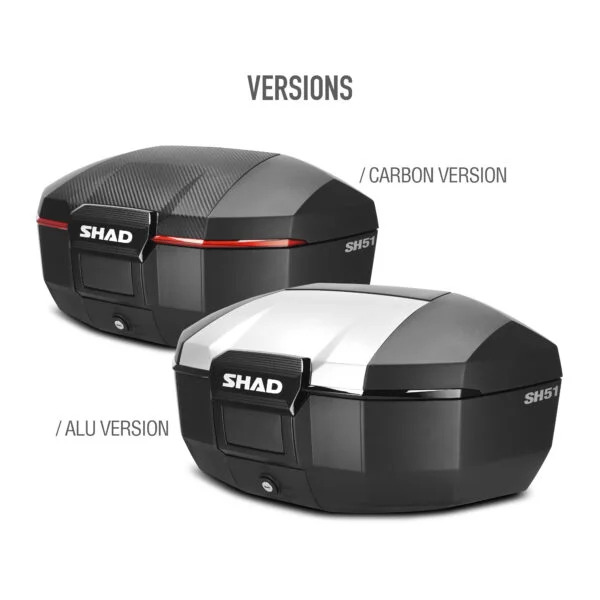 TOPCASE SHAD SH51 aluminio