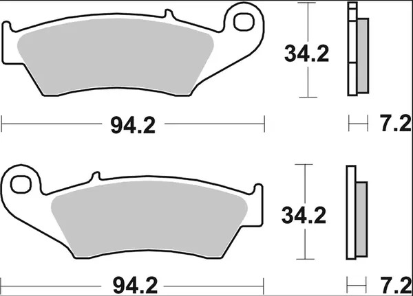 Pastillas de freno BREMBO 07KA17SX