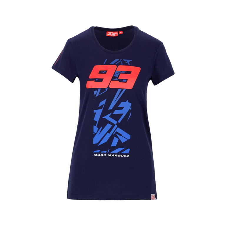 Camiseta MARQUEZ 93 AND SHADED PATTERN lady blue