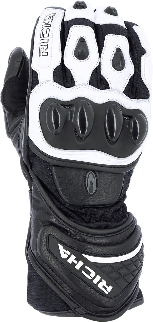 GUANTES RICHA  WARRIOR EVO black/white