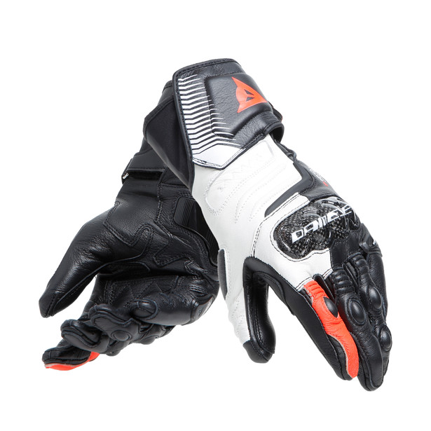 GUANTES DAINESE CARBON 4 long lady bk/wh/fluo-red