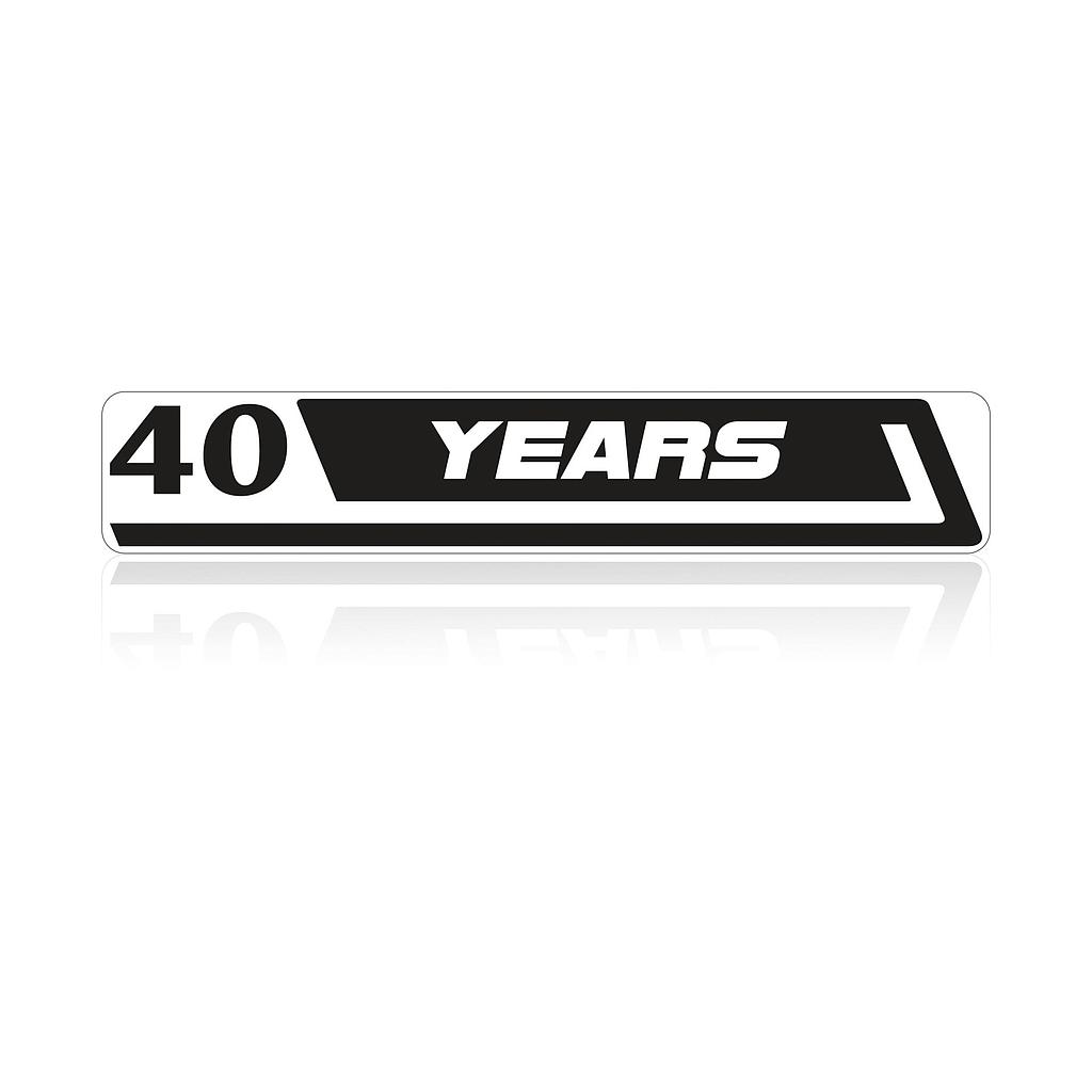 Kit pegatinas llantas BMW 40 YEARS black