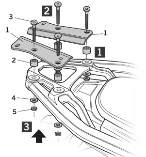 SOPORTE SHAD TOP CASE HONDA CRF 1100L AFRICA TWIN ADV.SPORT'20