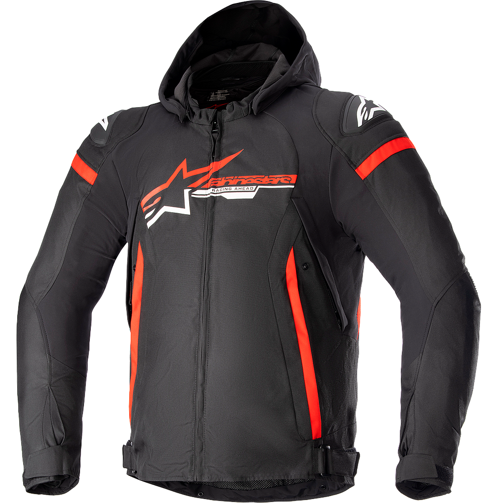 CHAQUETA ALPINESTARS ZACA WP black/red/white