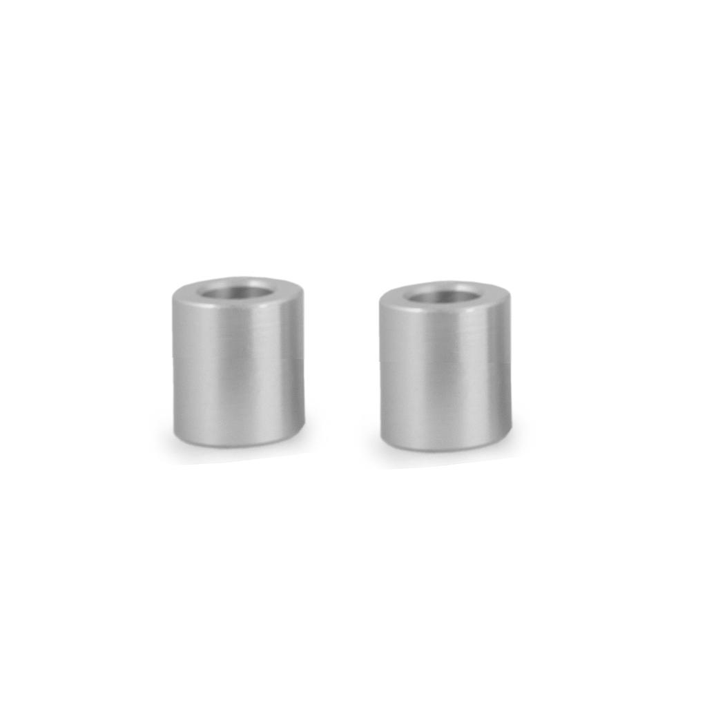 Juego casquillos WUNDERLICH p/estriberas VARIO EVO1 plata