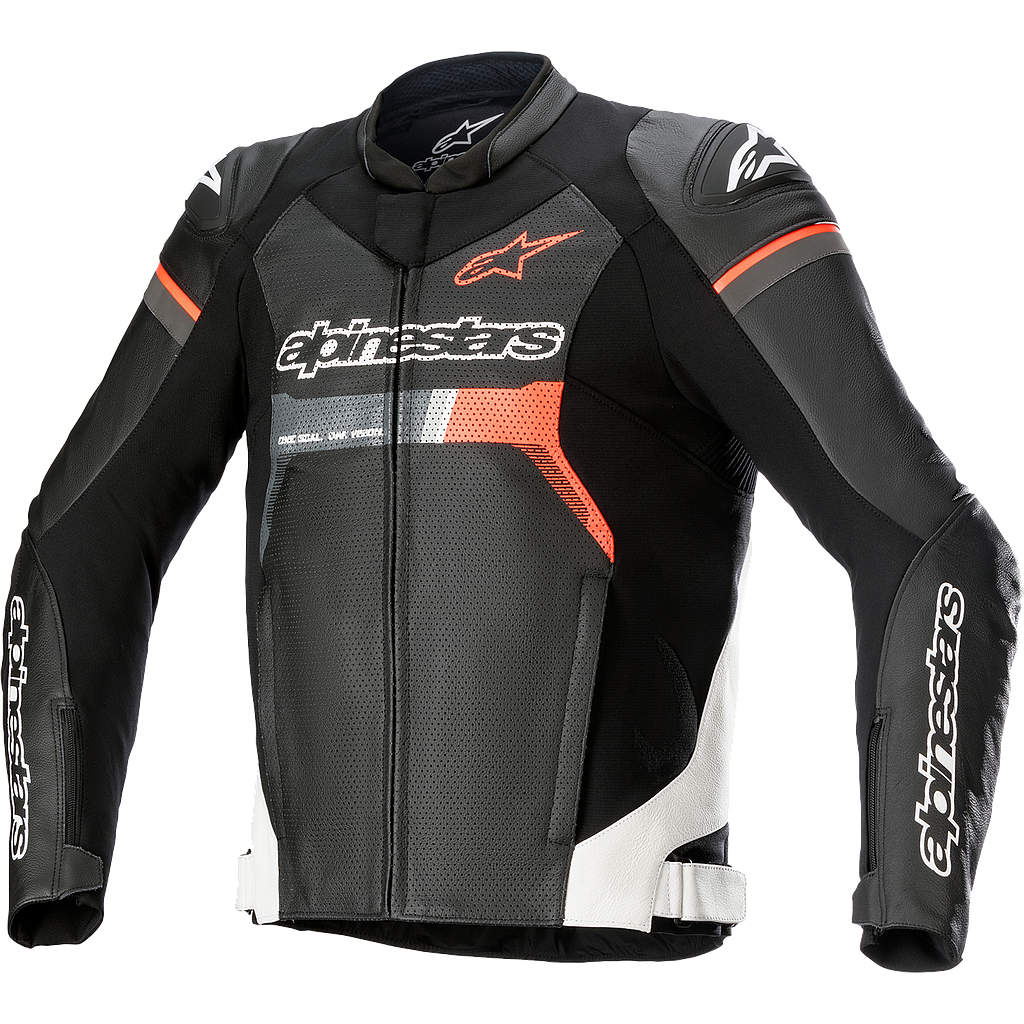CHAQUETA ALPINESTARS GP FORCE AIRFLOW perf. bk/wh/red