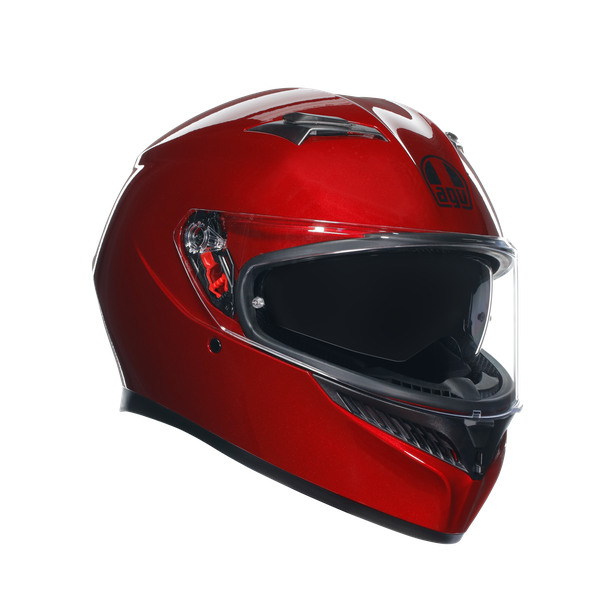CASCO AGV K-3 E2206 mono Compatizione red
