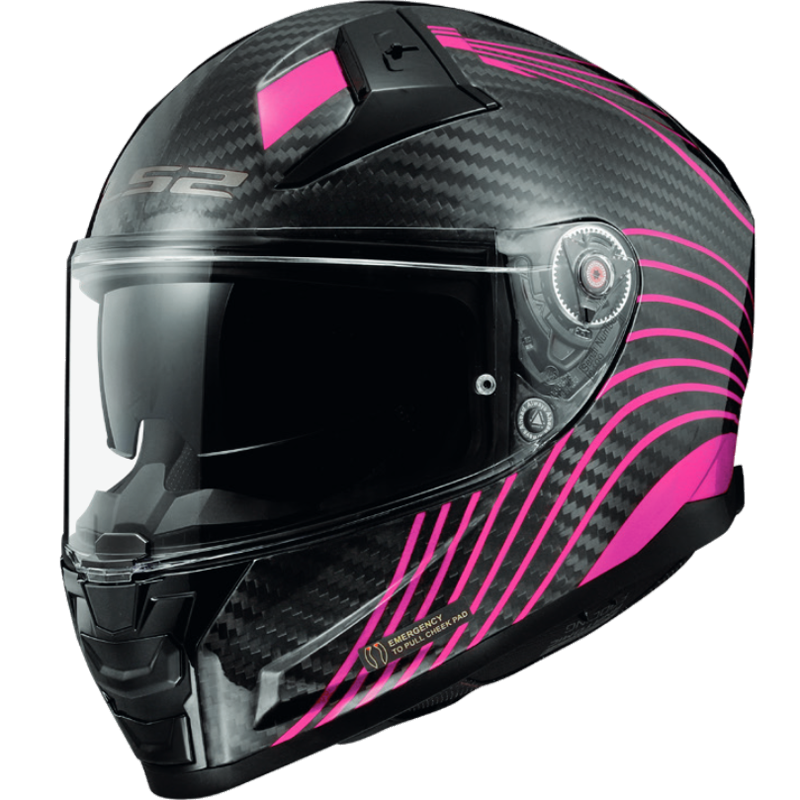 CASCO LS2 FF811 VECTOR II CARBON FLUX violet