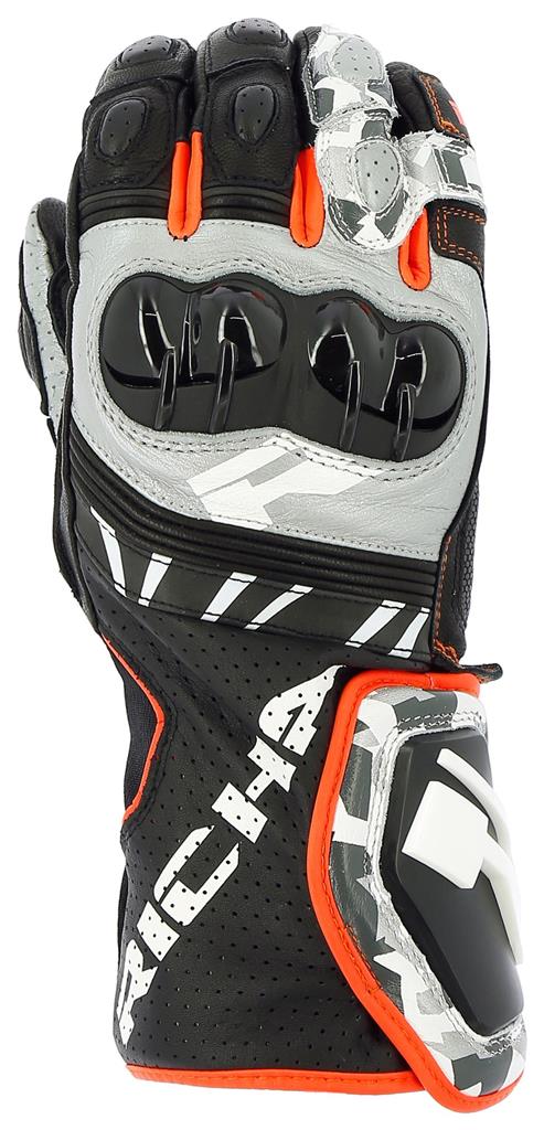 GUANTES RICHA R-PRO RACING camo/fluo red