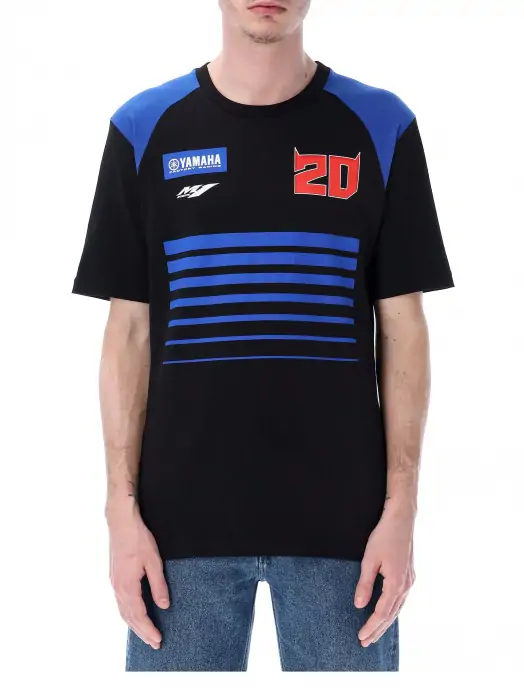 CAMISETA QUARTARARO YAMAHA DUAL black