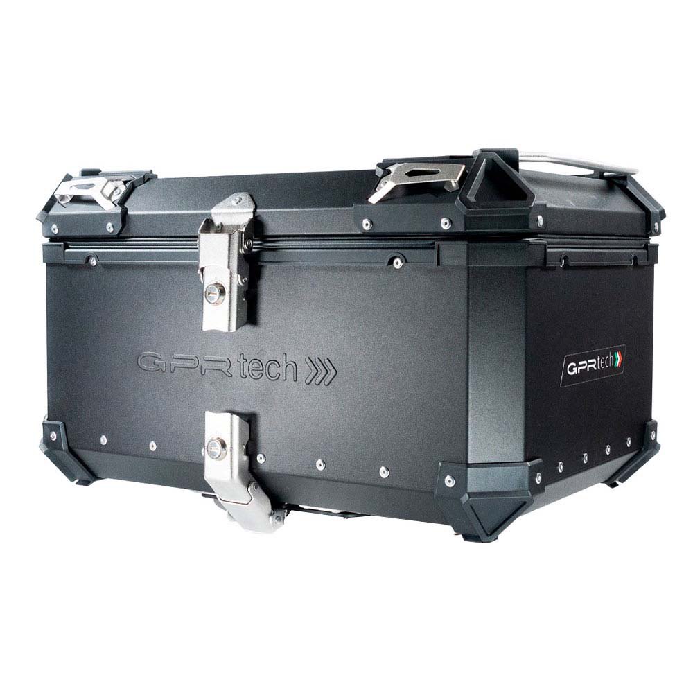 Top case GPR aluminio negro 55 lts.