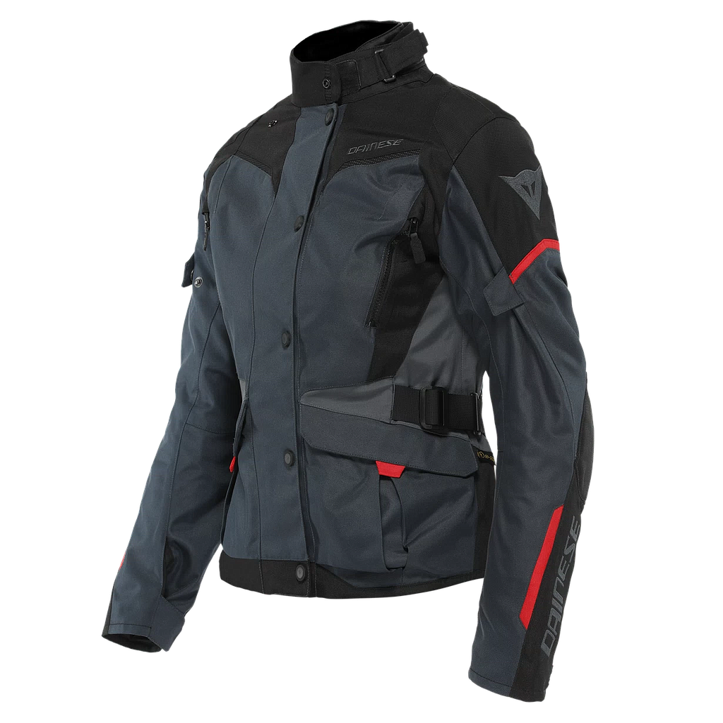 CHAQUETA DAINESE TEMPEST 3 D-DRY LADY ebony/black/lava red