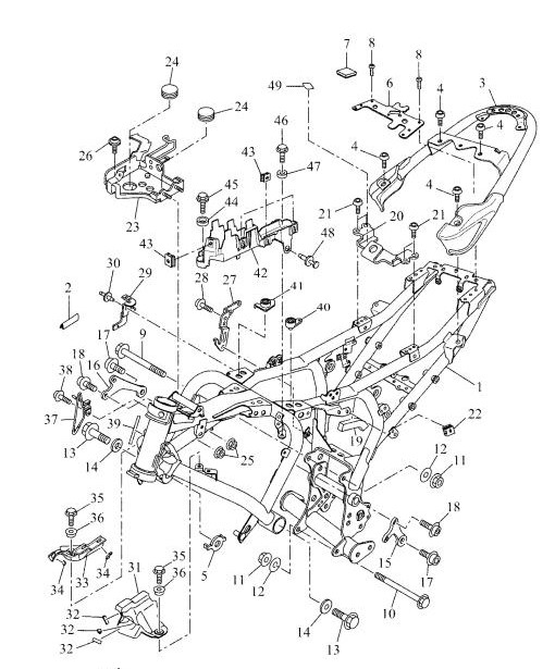 Tornillo hexagonal allen YAMAHA
