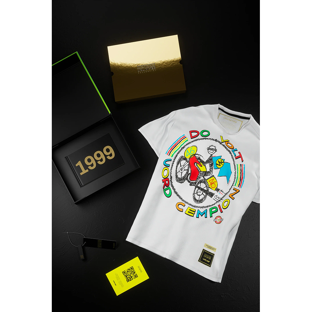 Camiseta VR46 UNLIMITED Campeonato del mundo 1999