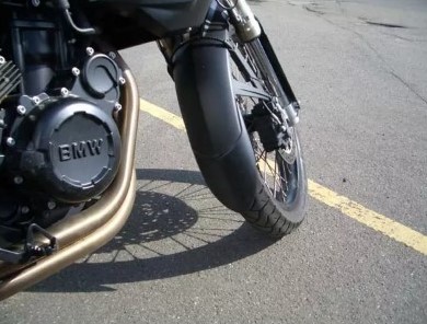 Extensión guarbarro del. P/BMW F650/800 GS