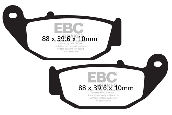 PASTILLAS DE FRENO EBC FA629