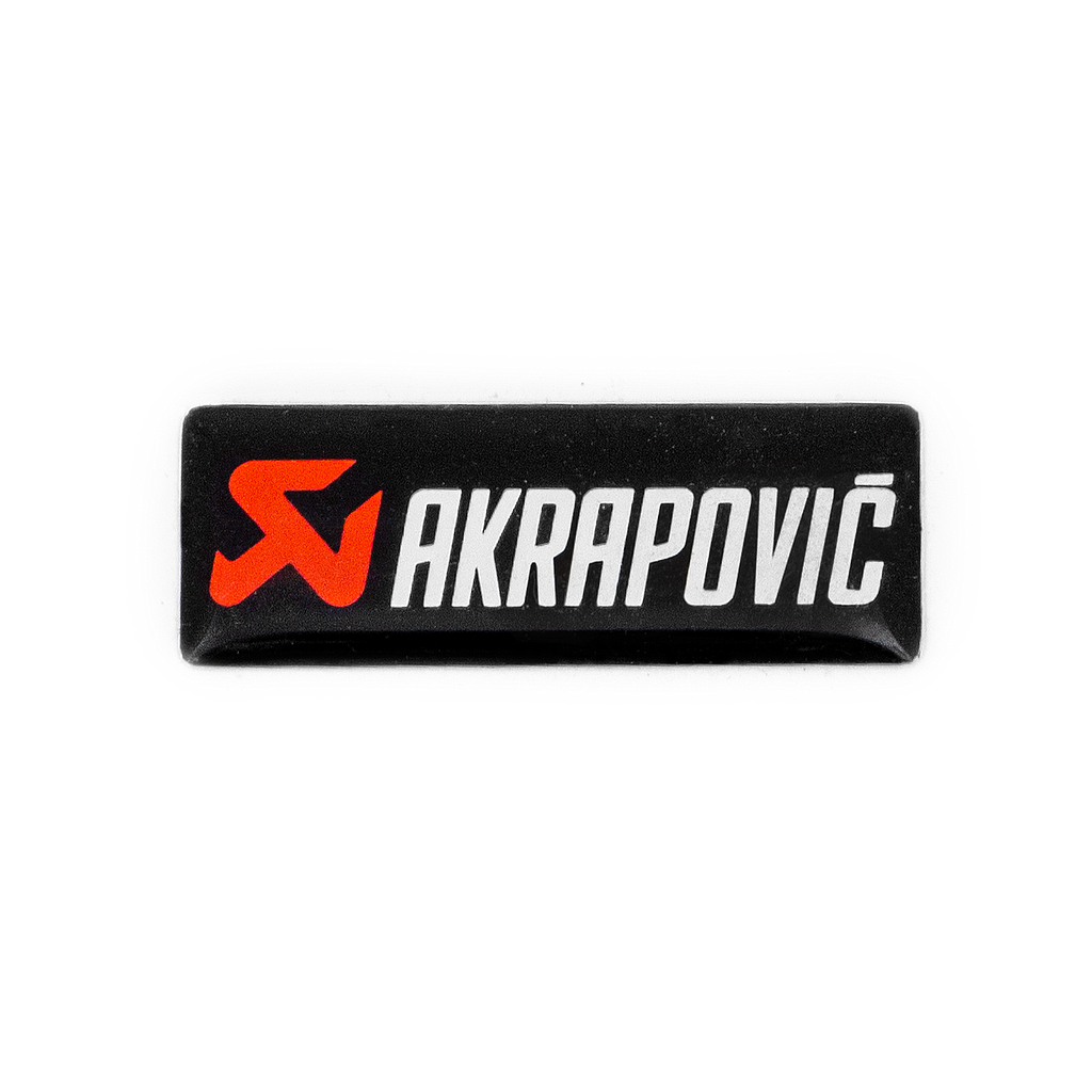 STICKER AKRAPOVIC GEL 30x11 mm.