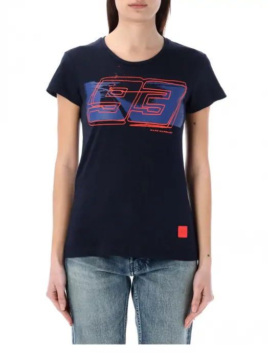 Camiseta MARQUEZ GRAPHIC 93 blue lady