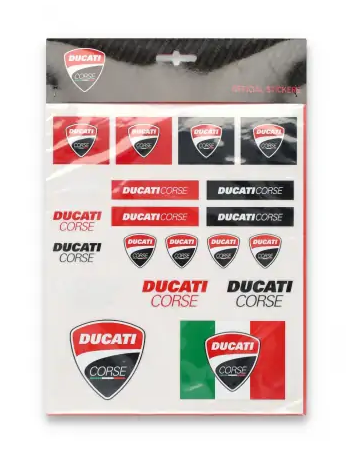 STICKER DUCATI '24 grande 20x24 cm.