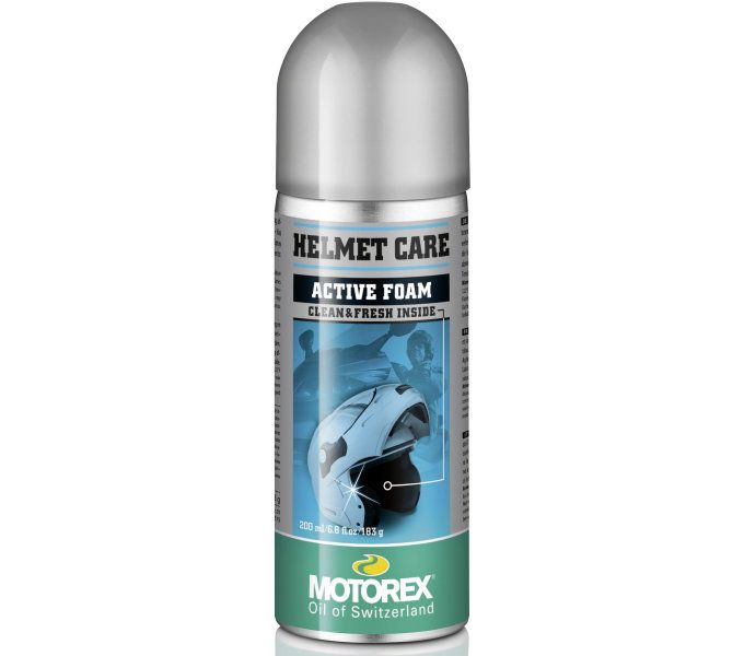 Espuma limpiacasco MOTOREX spray 200 ml.