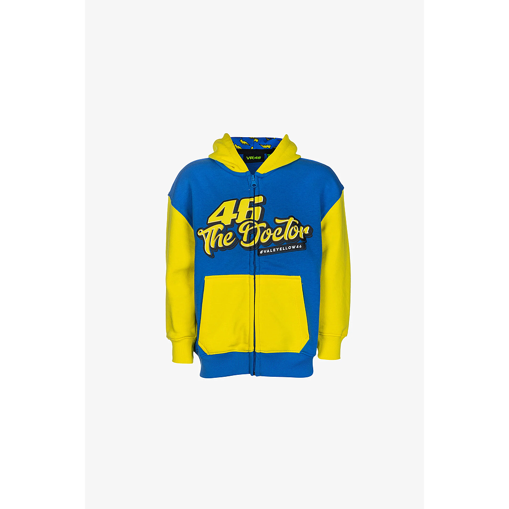 Sudadera VR46 Fan 24 kid blue