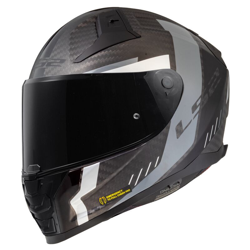 CASCO LS2 FF811 VECTOR II CARBON GRID matt black