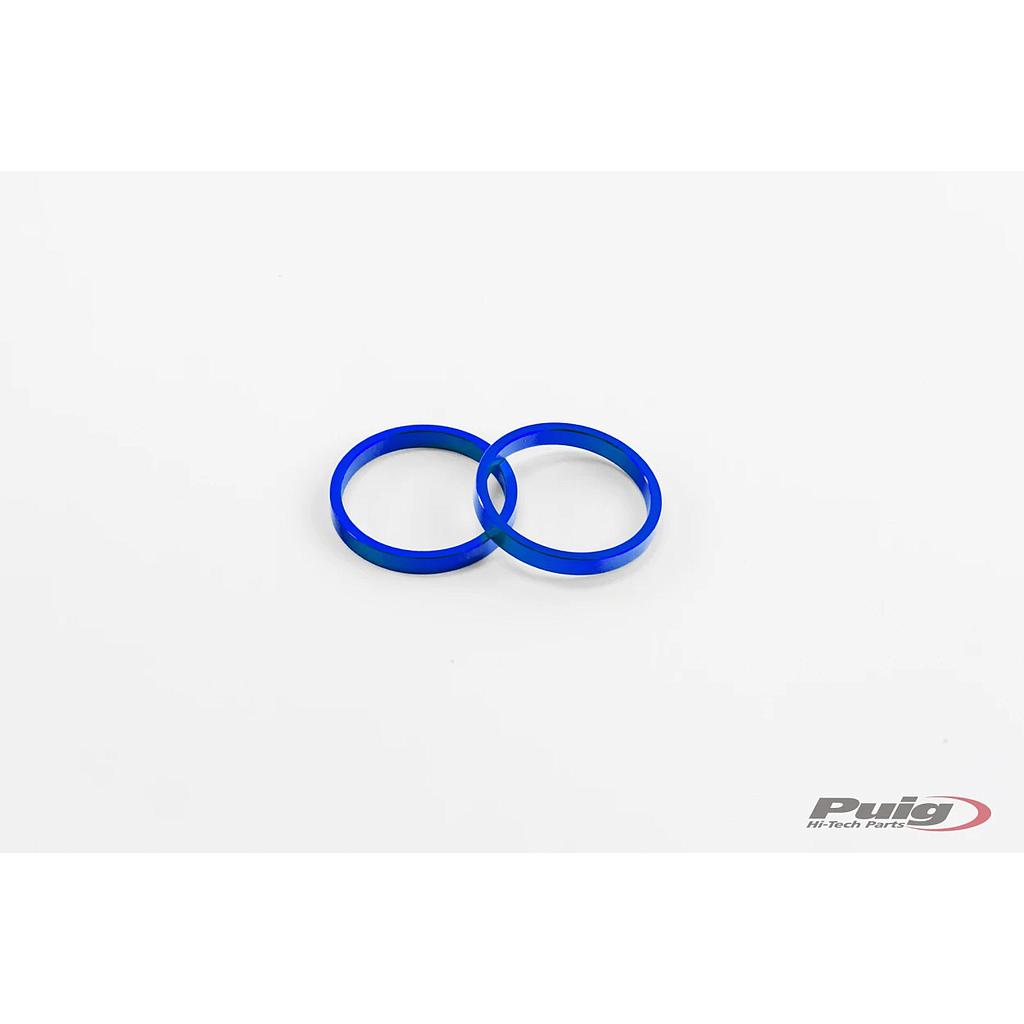 Juego de aros PUIG contrapesos de manillar azul