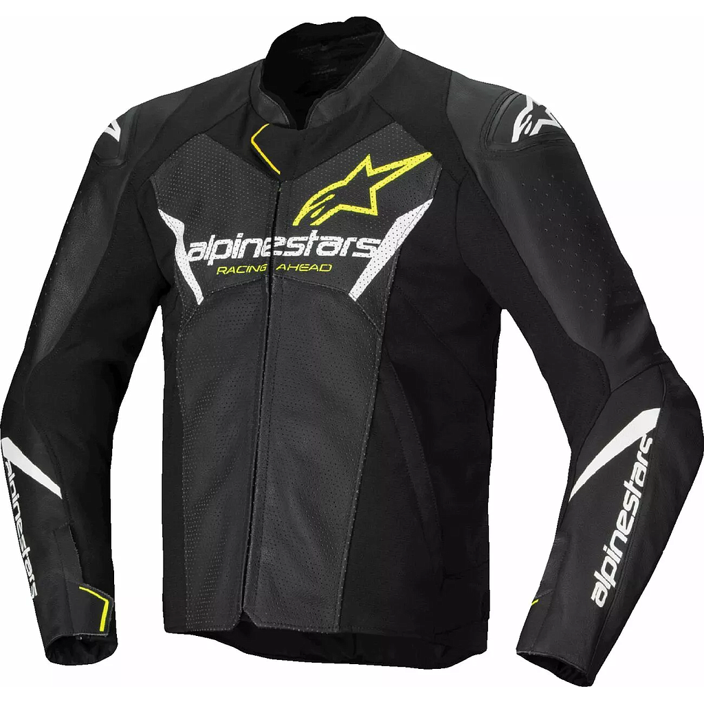 Chaqueta ALPINESTARS FASTER V3 Airflow blk/wht/yw