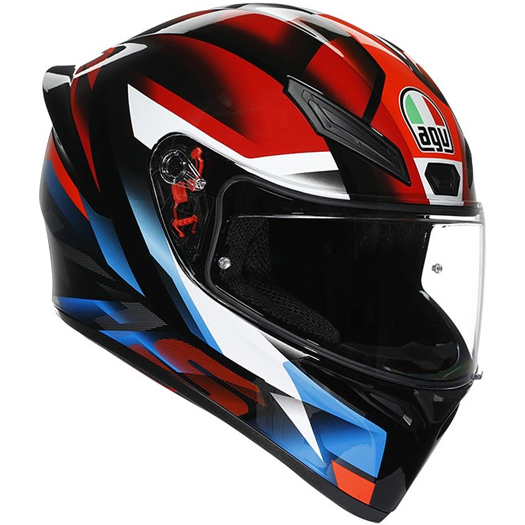 CASCO AGV K-1 S E2206 Fastlap black/red/blue