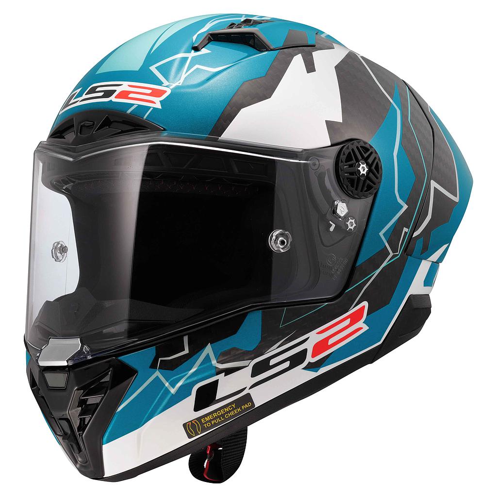 CASCO LS2 FF805 THUNDER C GP AERO réplica HUERTAS