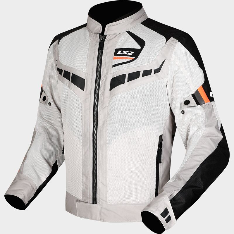 CHAQUETA LS2 GARDA AIR gy/bk/og