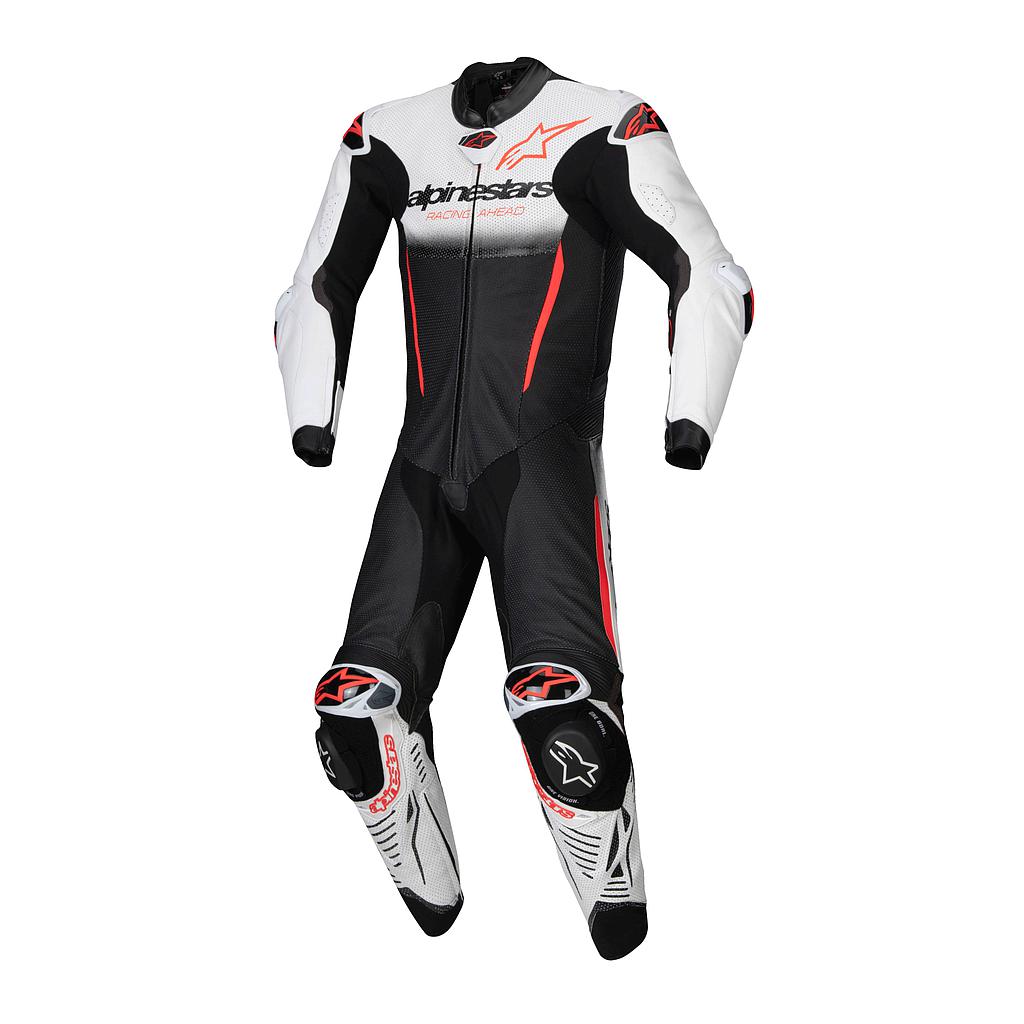 Traje-mono ALPINESTARS GP-R7 1pz. wh/bk/rd