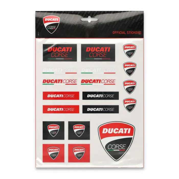 STICKER DUCATI '25 grande 20x24 cm.