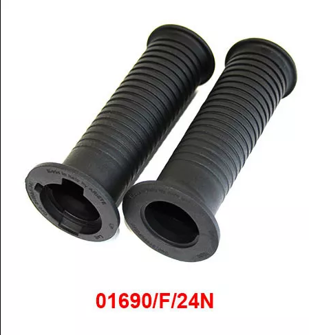 Puños de goma ARIETE calefactables p/BMW multi controller 125-130 mm