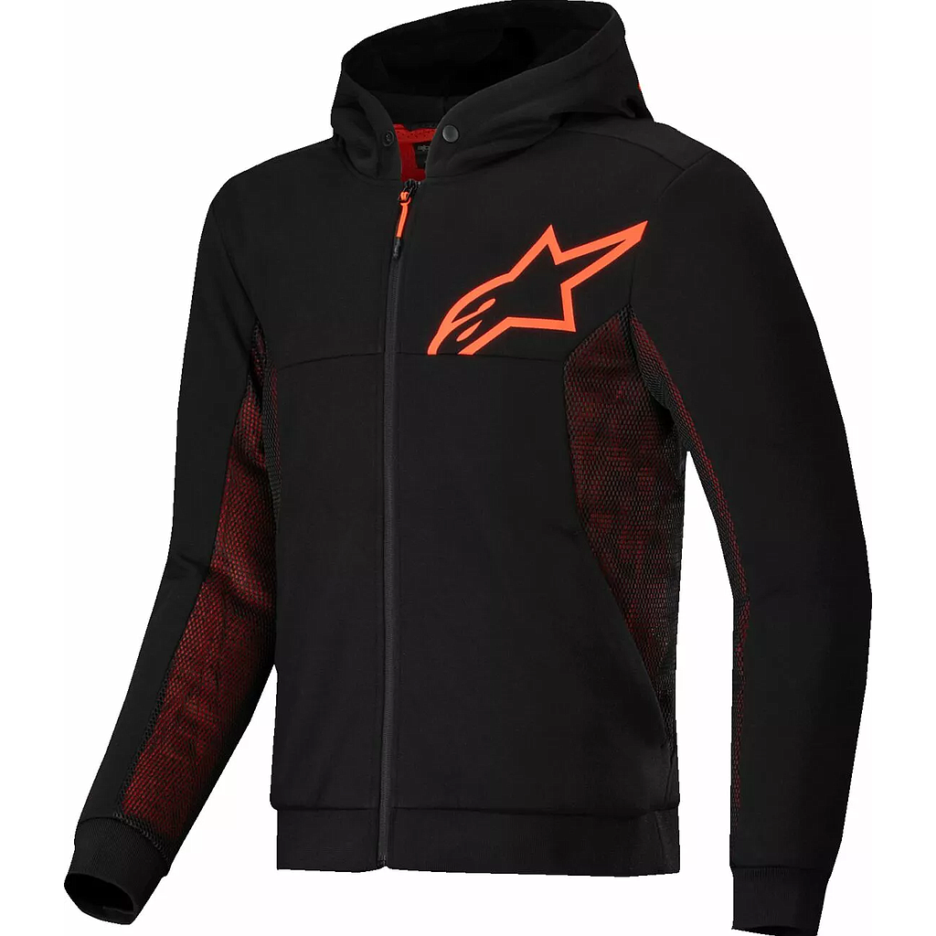 CHAQUETA ALPINESTARS CHROME AIR black/red