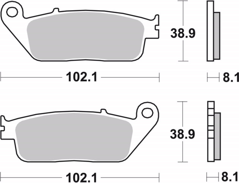 Pastillas de freno BREMBO 07HO30SA
