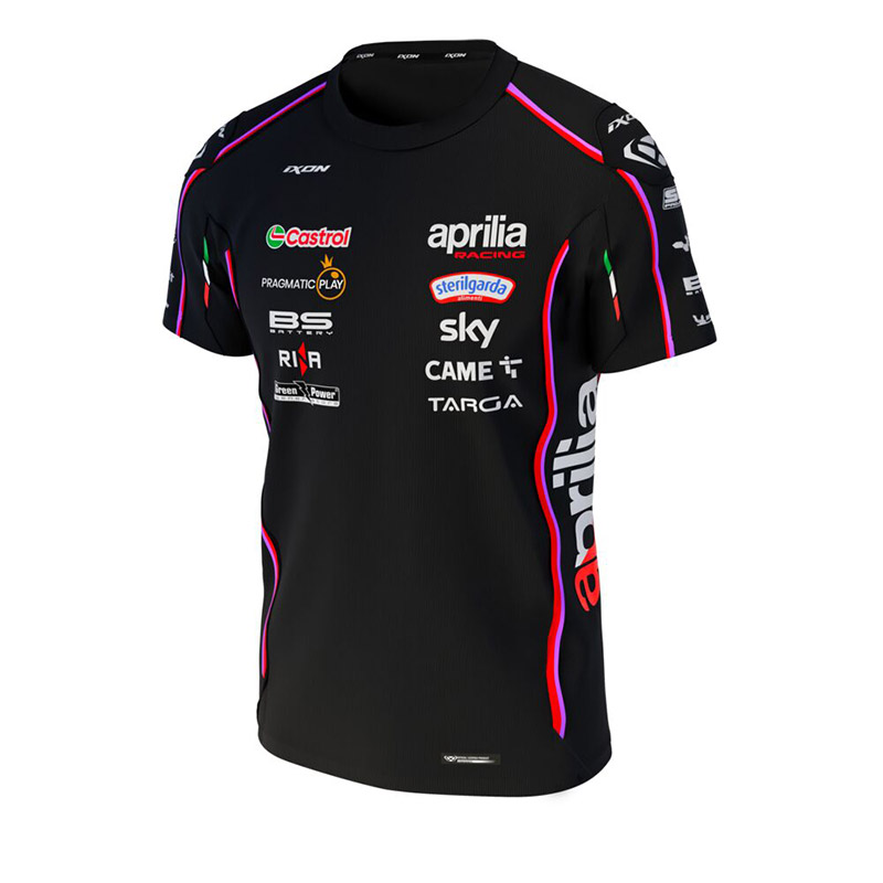 Camiseta APRILIA REPLICA'25 black/neon red