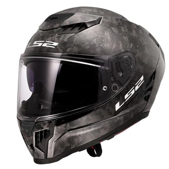 CASCO LS2 FF807 DRAGON TRAX carbono forjado gloss