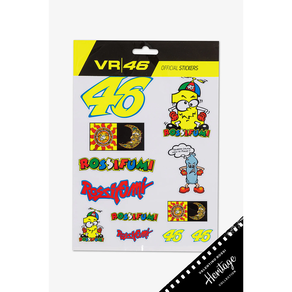 STICKERS VR46 Heritage Rossifumi 46