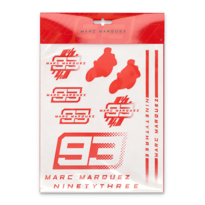 STICKER MARQUEZ MM93 grande 20x24 cm.