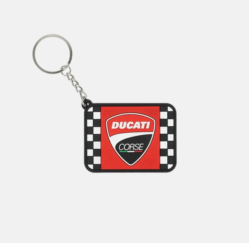 Llavero DUCATI CORSE logo + check
