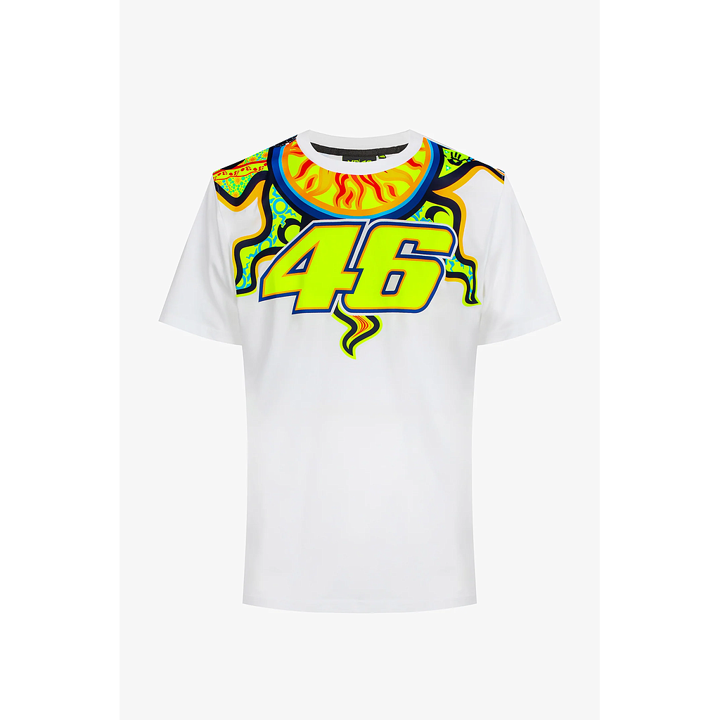 Camiseta VR46 Heritage Sole Luna white unisex