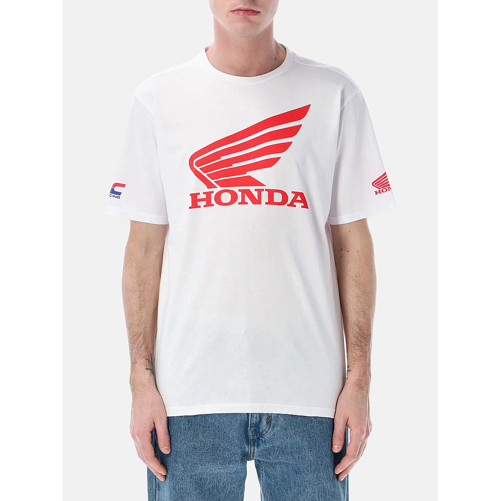 Camiseta HONDA HRC Racing wing white