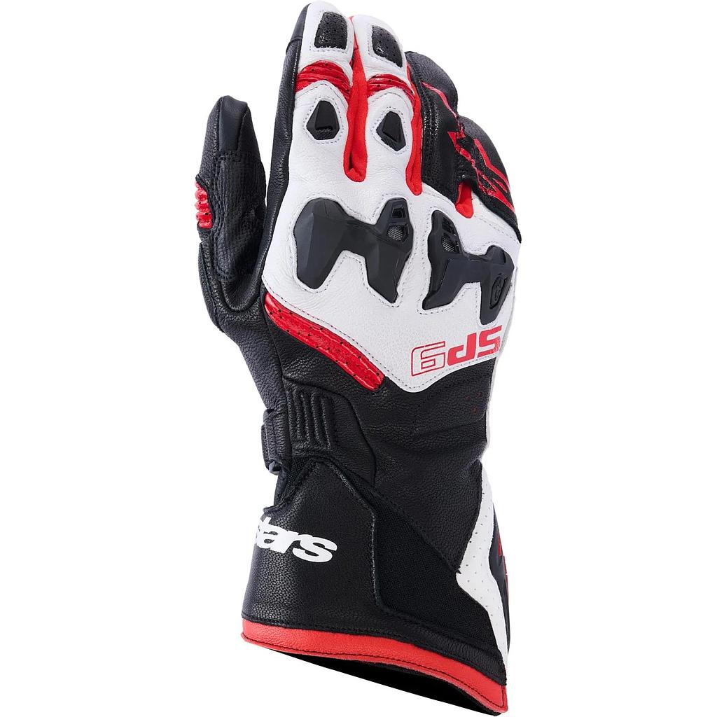 Guantes ALPINESTARS SP-9 bk/wh/red