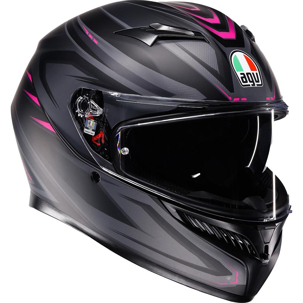 CASCO AGV K-3 E2206 SYTH matt bl/pk