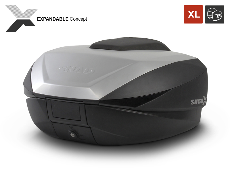 TOP CASE SHAD SH59X expand. aluminio