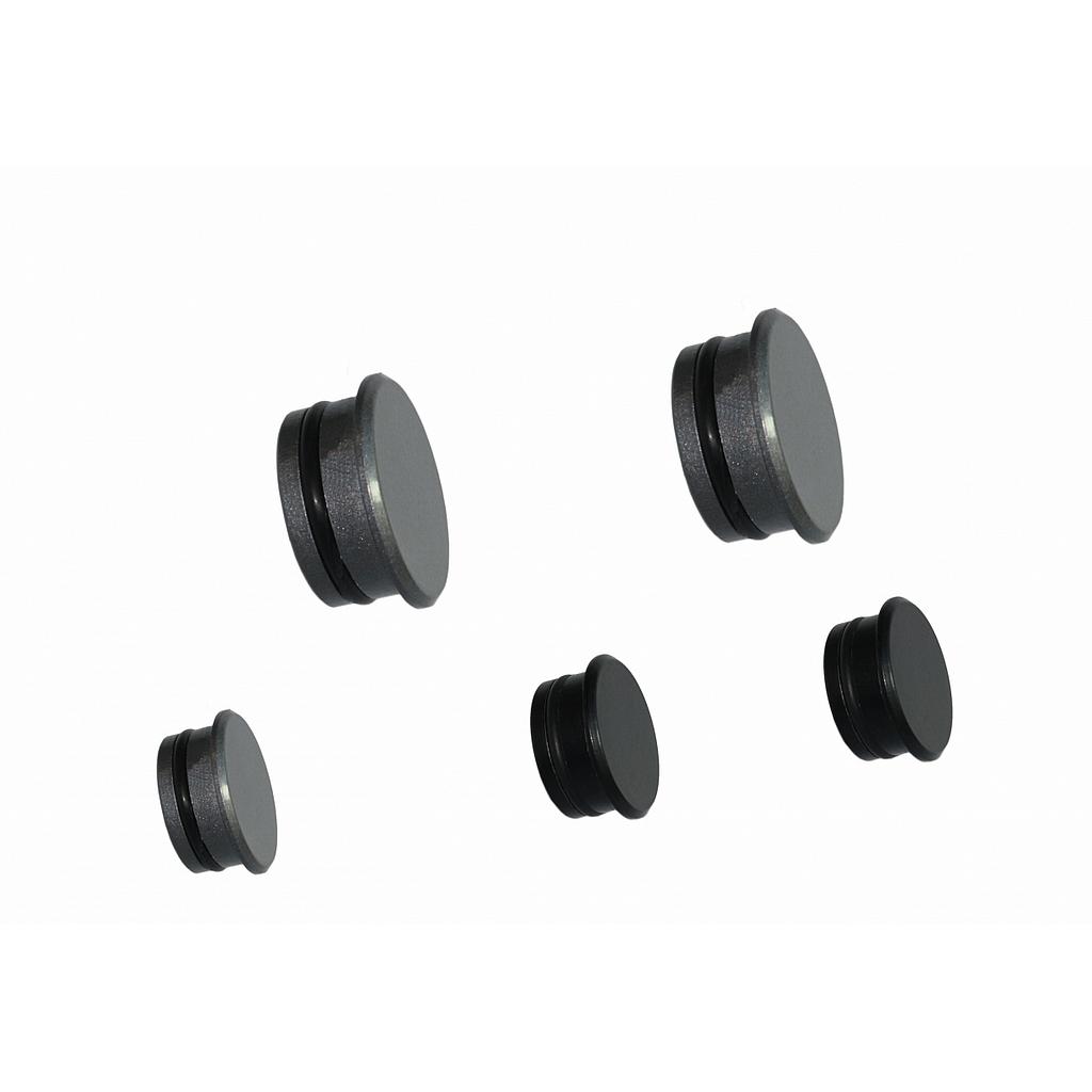 Set 5 tapones chasis R1200/1250GS-ADV. LC anthr./black