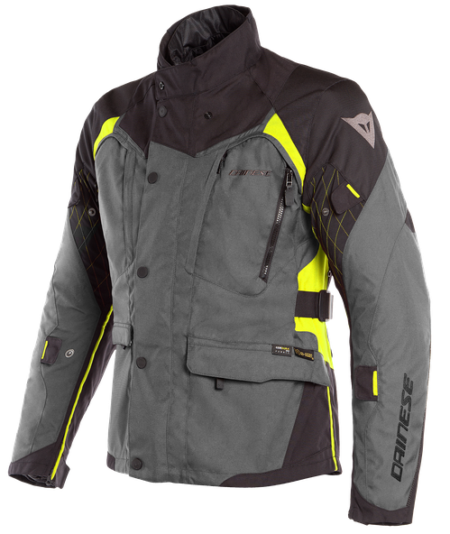 CHAQUETA DAINESE D-DRY X-TOURER ebony/black/fluo yellow