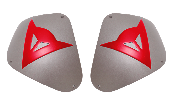 KIT DAINESE SLIDER HOMBRO SPORT ALUMINIO ALUMINIUM/RED